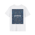 Blue Floral Tile Doorstep T-Shirt