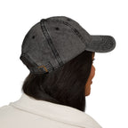 Vintage Embroidered Cap – "DOORSTEP" Distressed Dad Hat