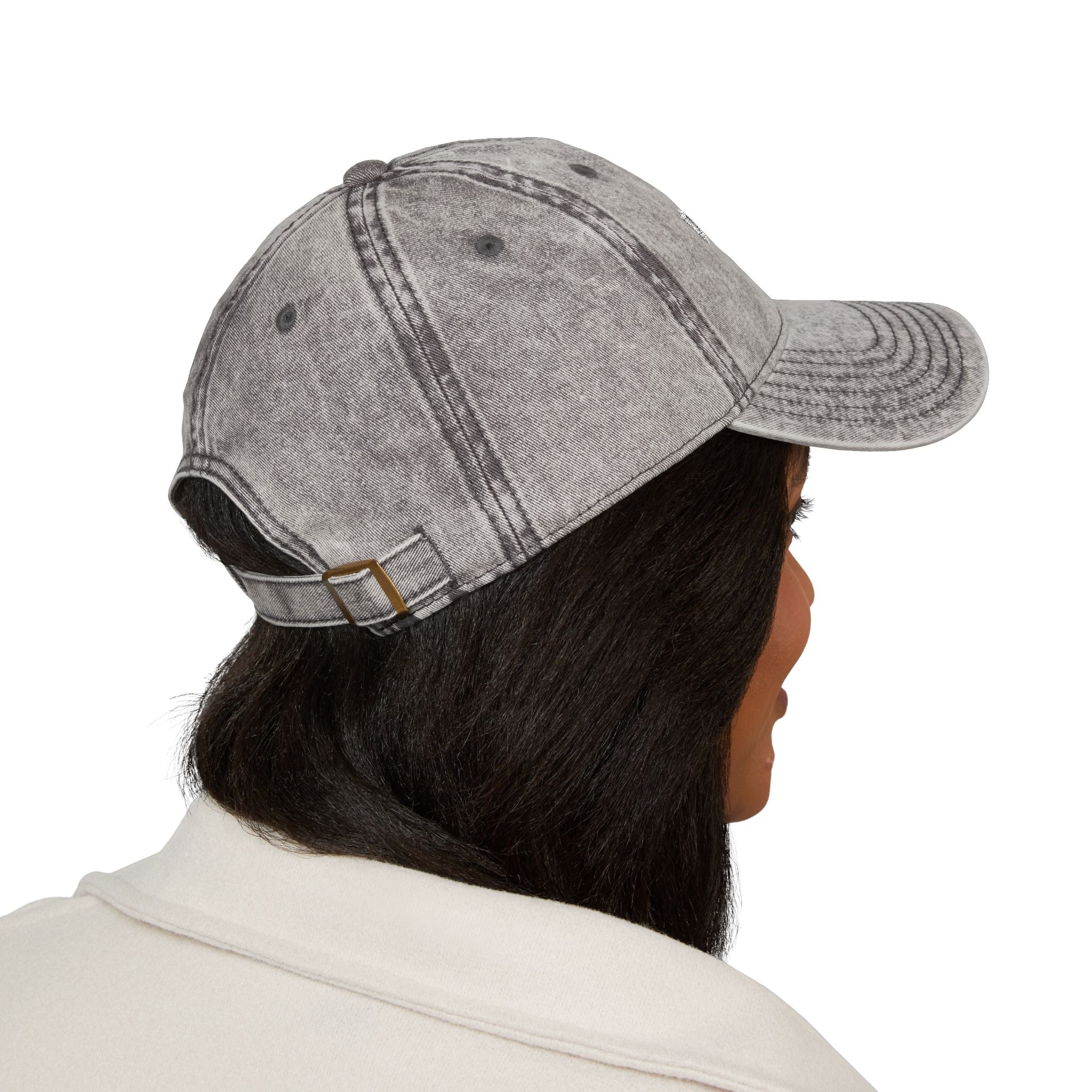 Vintage Embroidered Cap – "DOORSTEP" Distressed Dad Hat