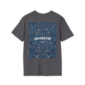 Blue Floral Tile Doorstep T-Shirt