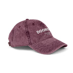 Vintage Embroidered Cap – "DOORSTEP" Distressed Dad Hat