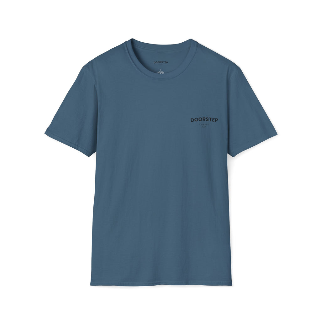 Blue Floral Tile Doorstep T-Shirt