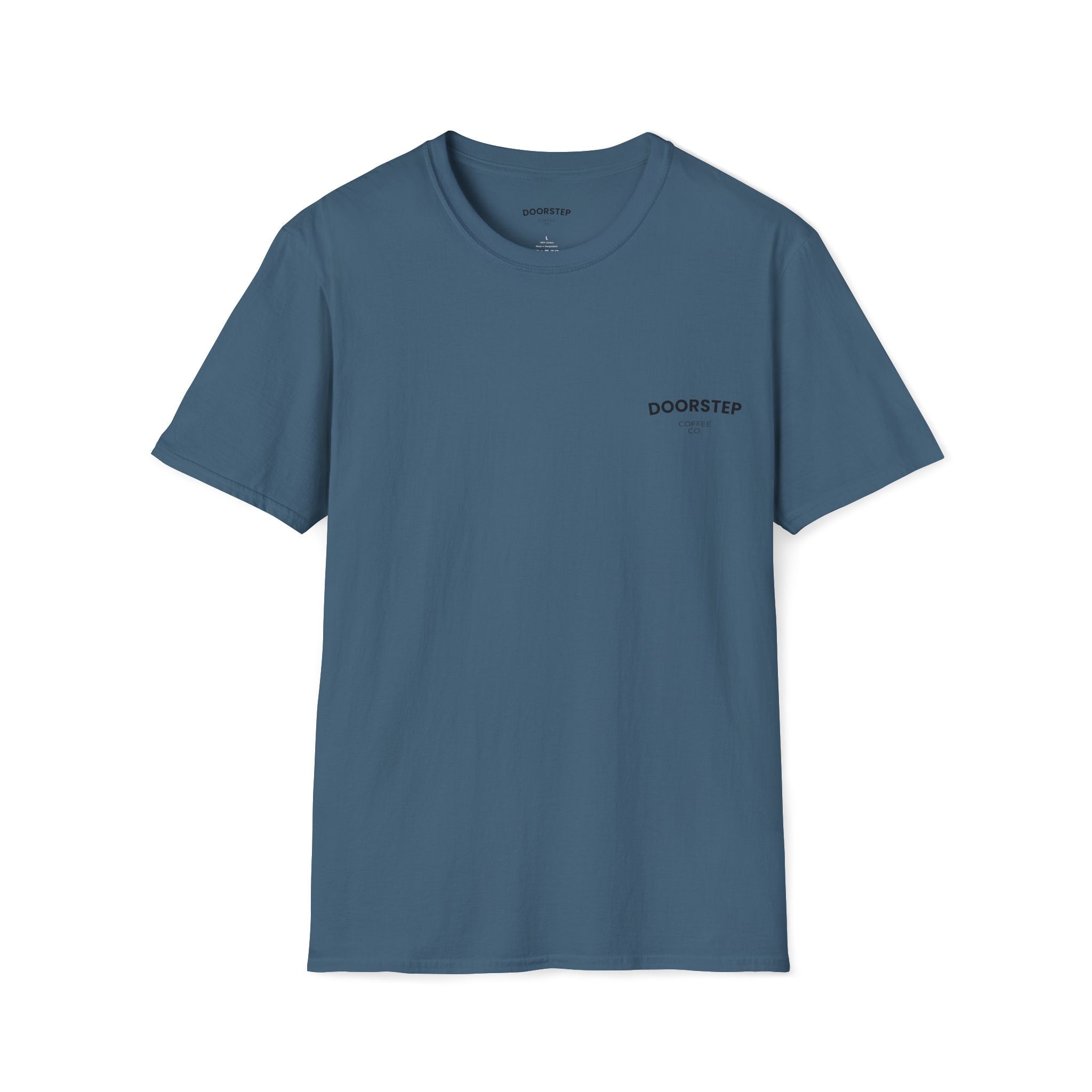 Blue Floral Tile Doorstep T-Shirt