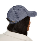 Vintage Embroidered Cap – "DOORSTEP" Distressed Dad Hat